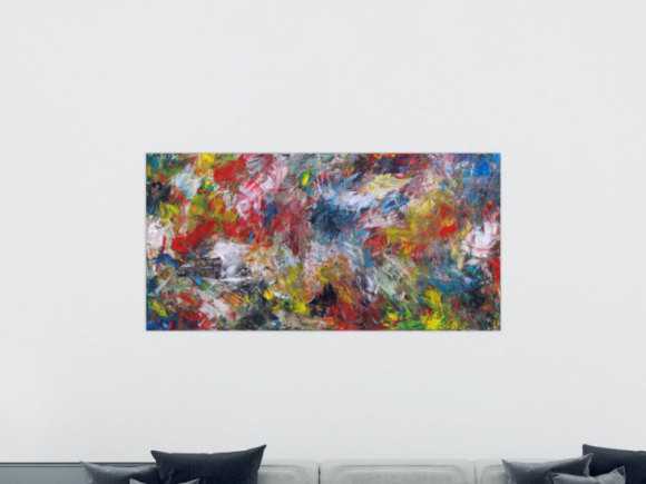 Kunstdruck Ausschnitt erstellen abstraktes Gemälde Nr. 1522