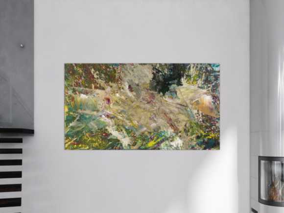 Kunstdruck auf Leinwand abstraktes Gemälde Nr. 1541