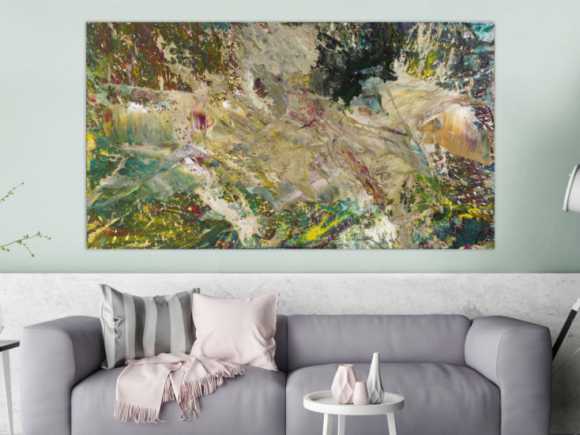 Kunstdruck Ausschnitt erstellen abstraktes Gemälde Nr. 1541