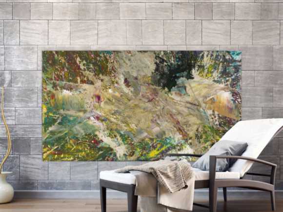 Kunstdruck Ausschnitt erstellen abstraktes Gemälde Nr. 1541
