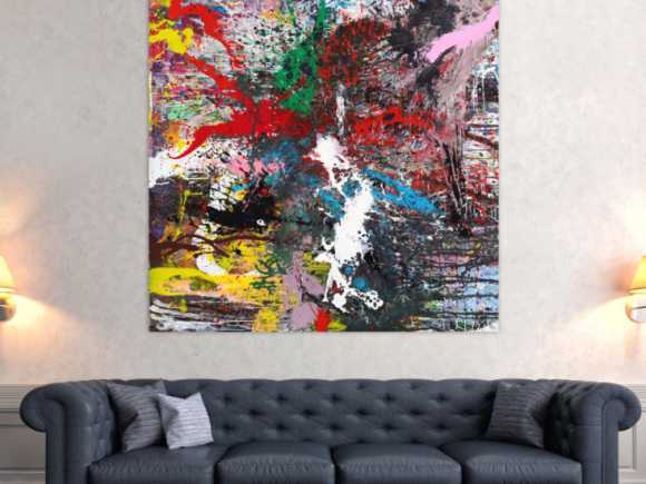 Kunstdruck Ausschnitt erstellen abstraktes Gemälde Nr. 1551