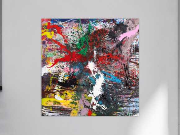 Kunstdruck auf Leinwand abstraktes Gemälde Nr. 1551