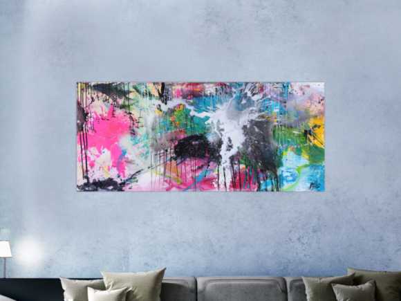 Kunstdruck Ausschnitt erstellen abstraktes Gemälde Nr. 1555