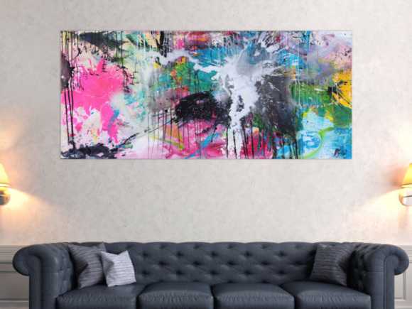 Kunstdruck Ausschnitt erstellen abstraktes Gemälde Nr. 1555