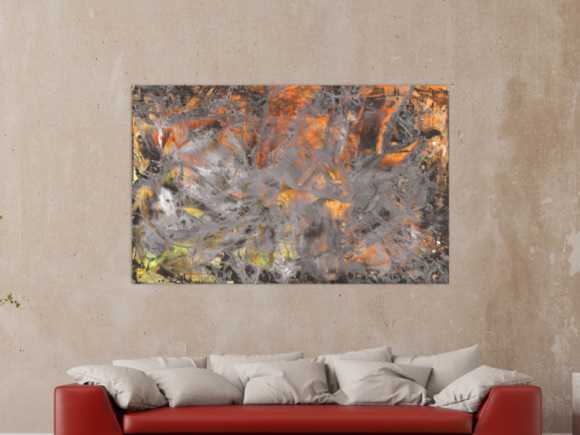 Kunstdruck auf Leinwand abstraktes Gemälde Nr. 1562
