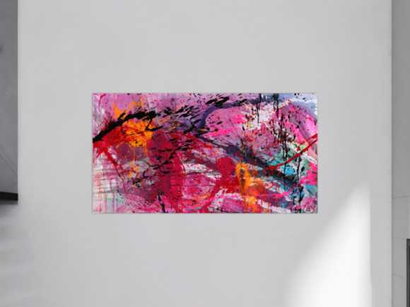 Kunstdruck auf Leinwand abstraktes Gemälde Nr. 1568