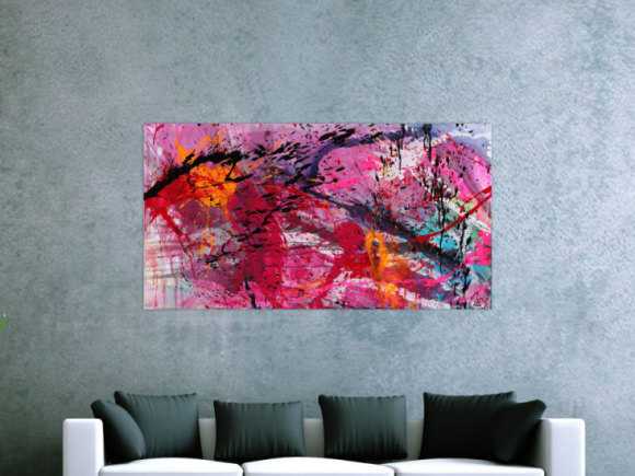 Kunstdruck auf Leinwand abstraktes Gemälde Nr. 1568