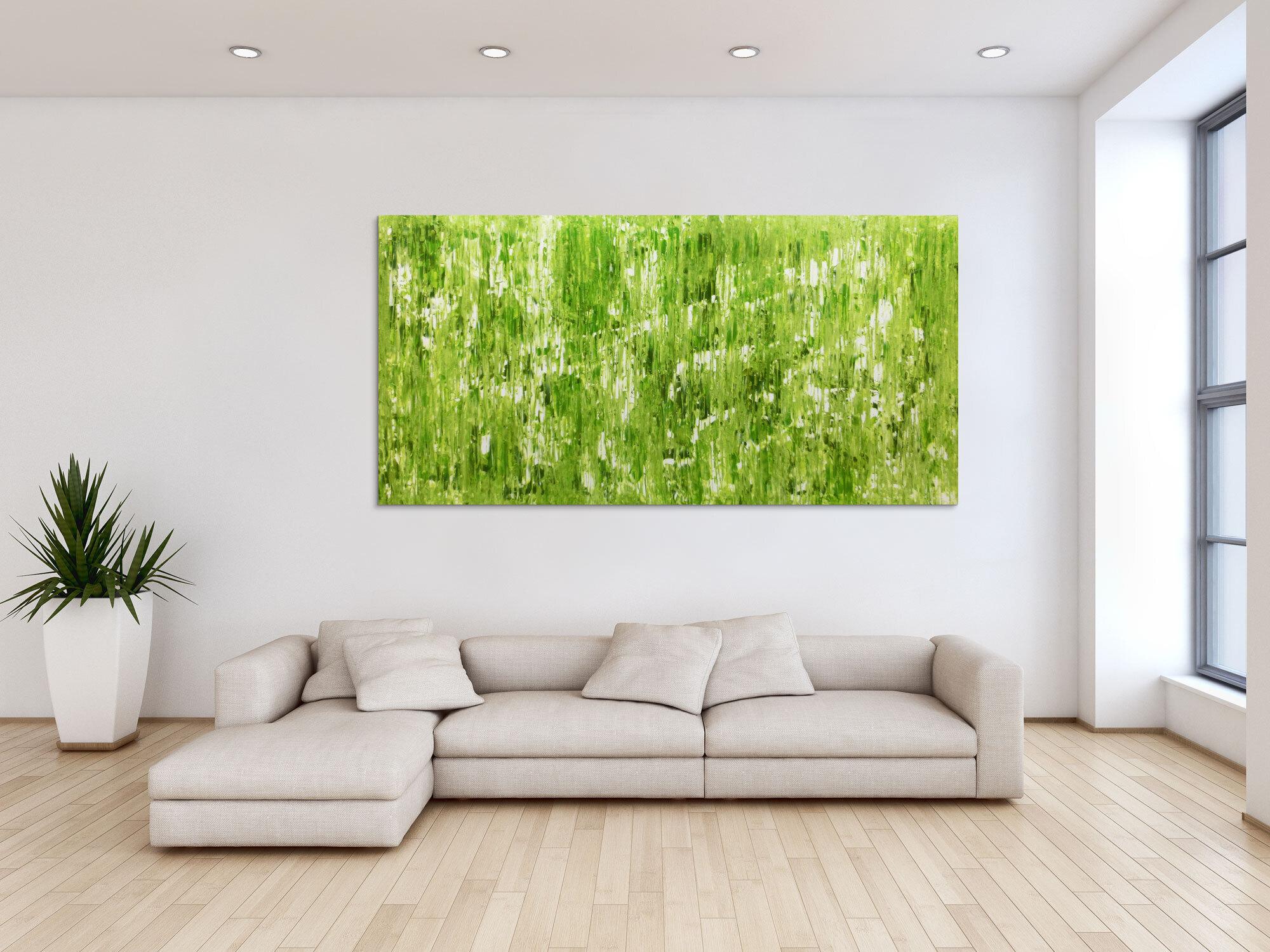 Abstraktes Acrylgemälde bunt modern