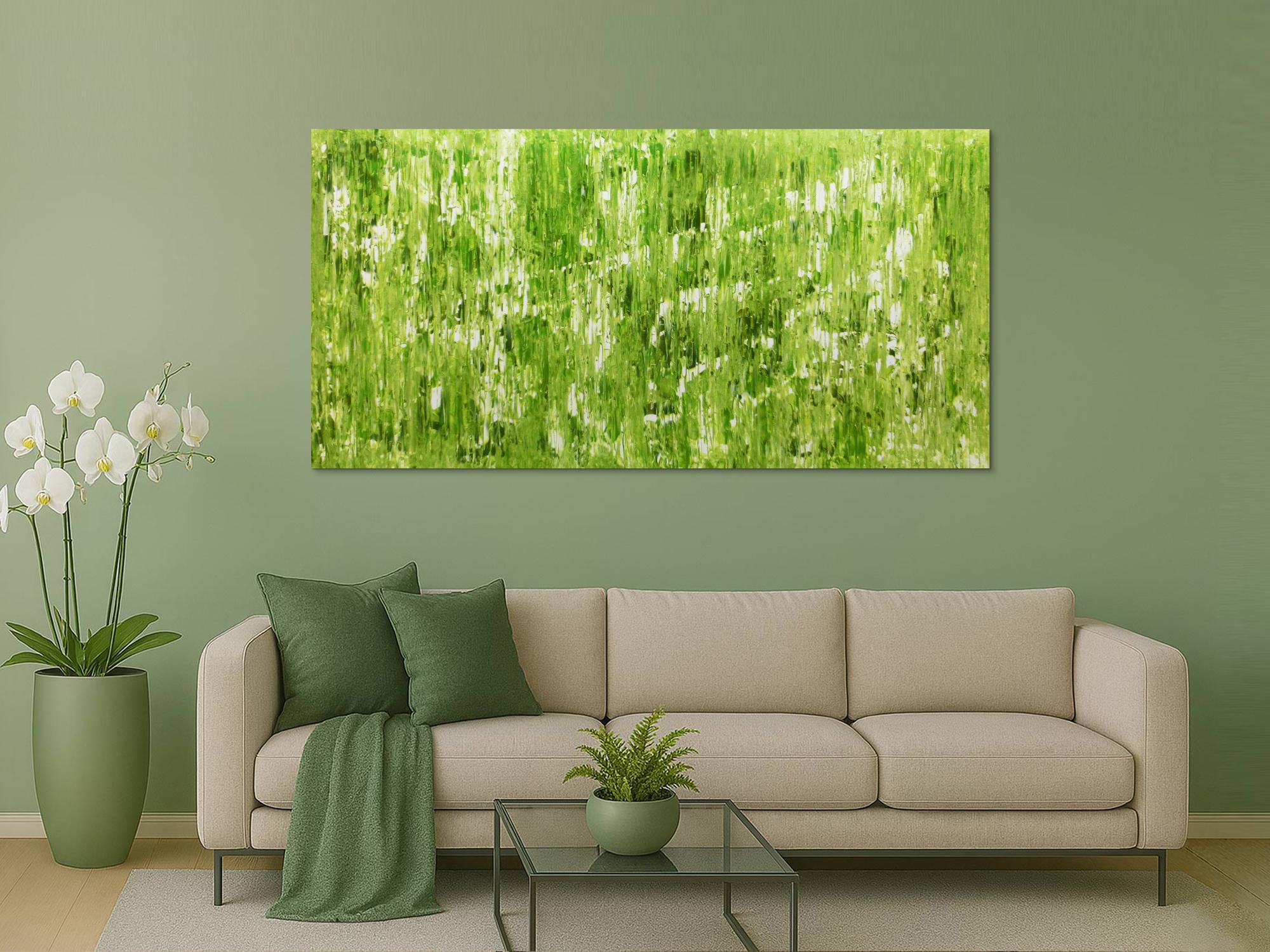 Abstraktes Acrylgemälde bunt modern