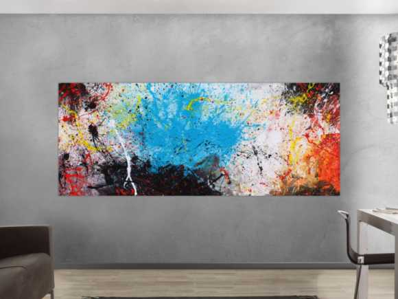 Kunstdruck auf Leinwand abstraktes Gemälde Nr. 1581