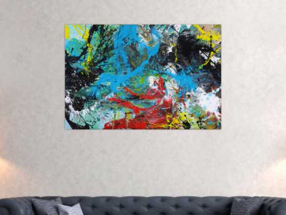 Kunstdruck auf Leinwand abstraktes Gemälde Nr. 1582