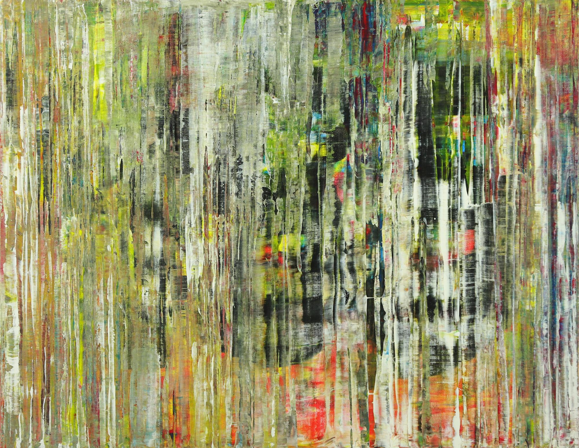 Abstraktes Gemälde Modern Art handgemalt auf Leinwand Spachteltechnik