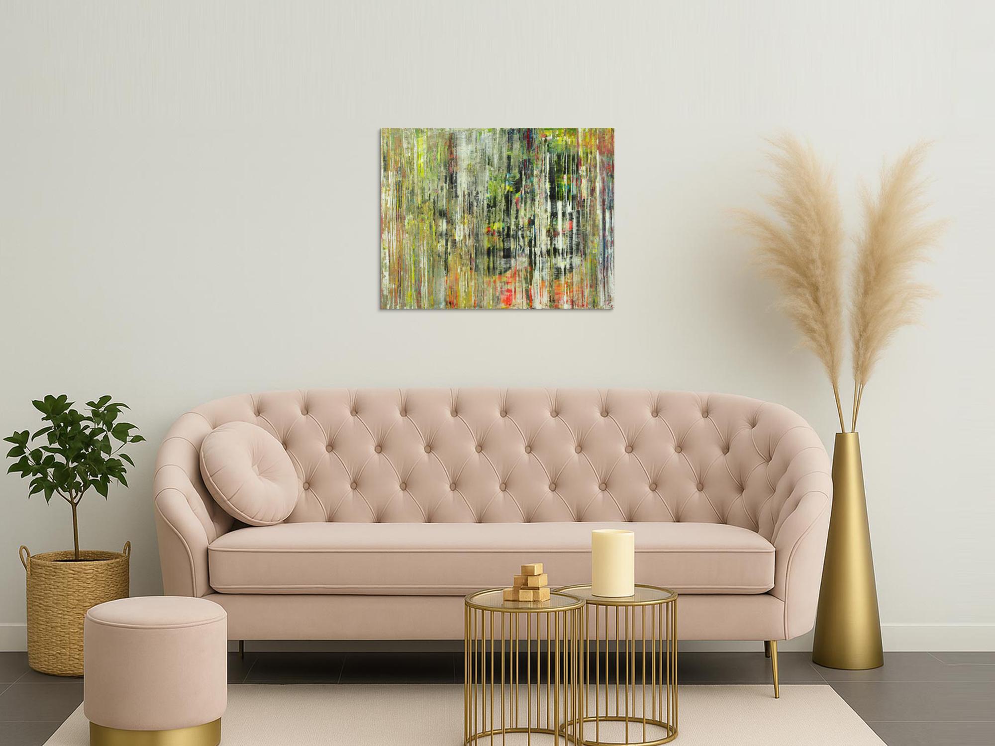 Abstraktes Gemälde Modern Art handgemalt auf Leinwand Spachteltechnik