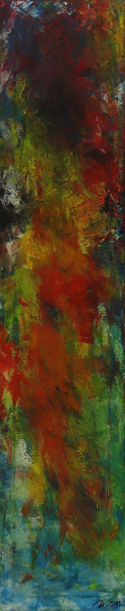 Modernes Acrylbild auf Leinwand handgemalt Modern Art Mischtechnik