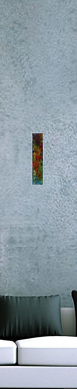 Modernes Acrylbild auf Leinwand handgemalt Modern Art Mischtechnik