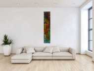 Modernes Acrylbild auf Leinwand handgemalt Modern Art Mischtechnik