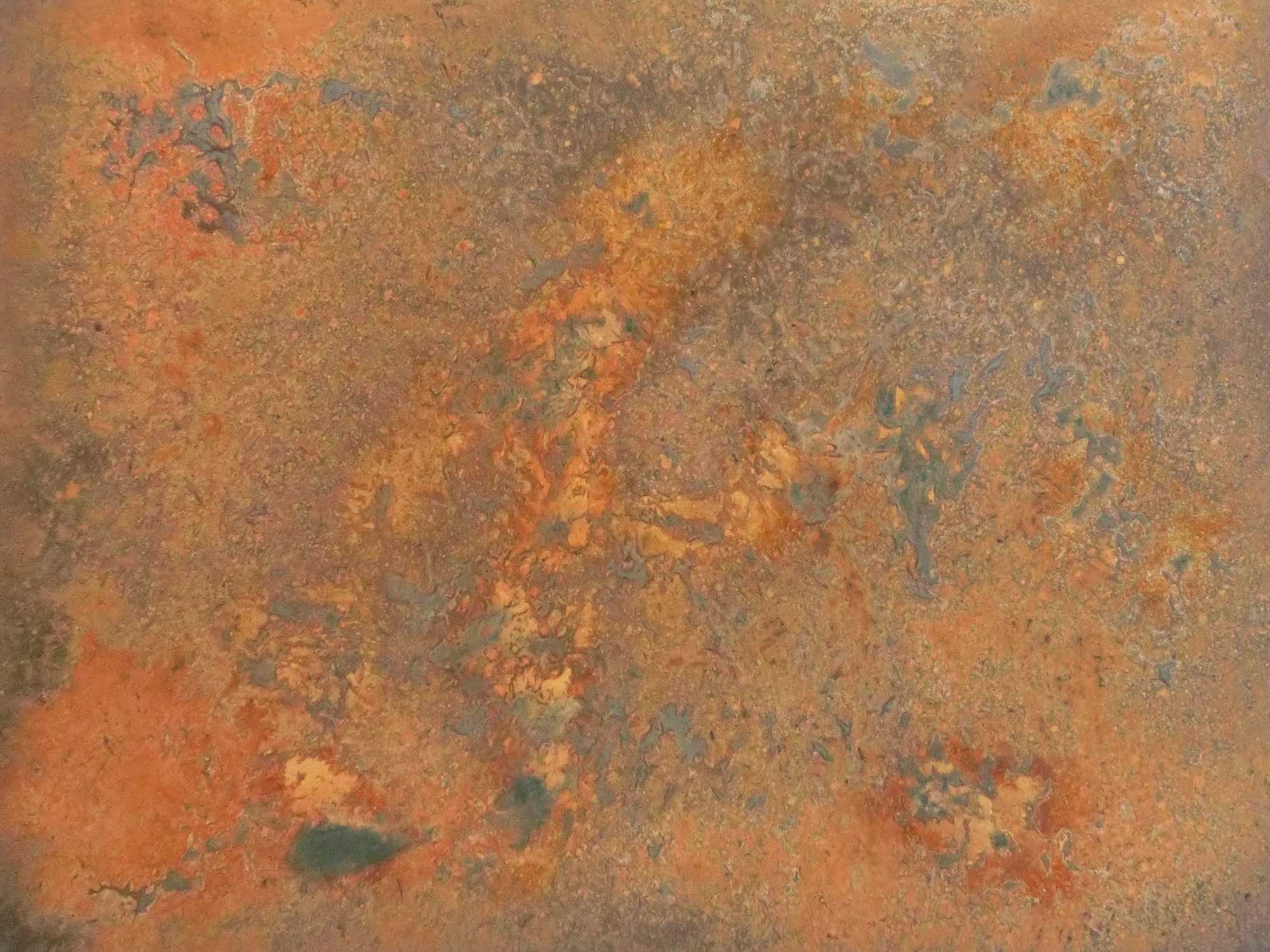 Abstraktes Bild aus Rost - Rostbild