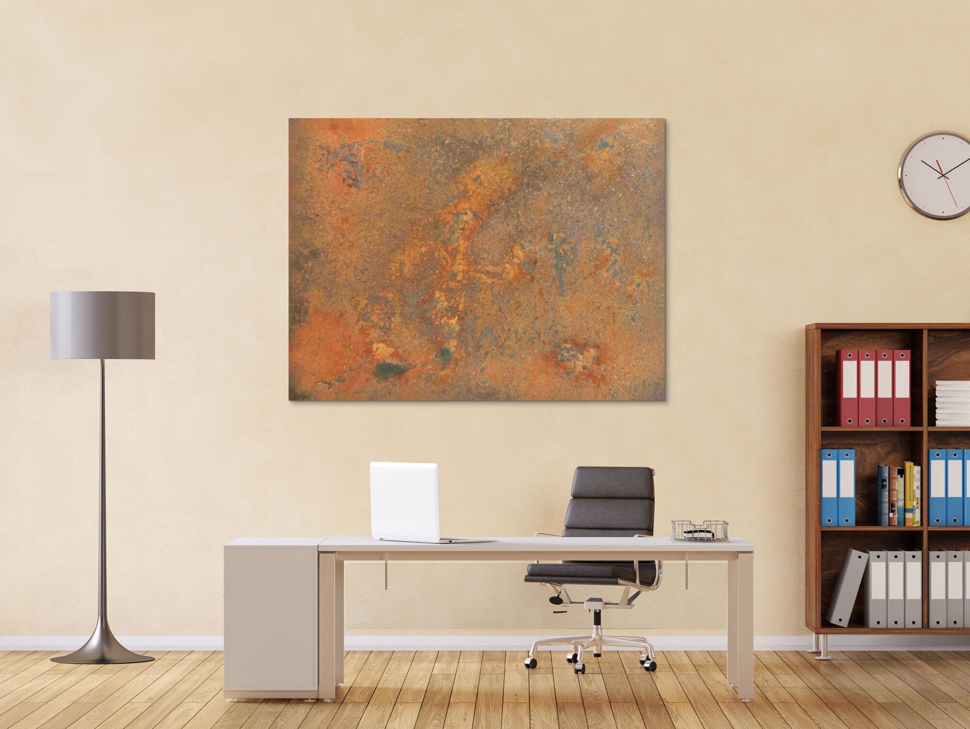 Abstraktes Bild aus Rost - Rostbild