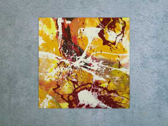 Kunstdruck Ausschnitt erstellen abstraktes Gemälde Nr. 1606