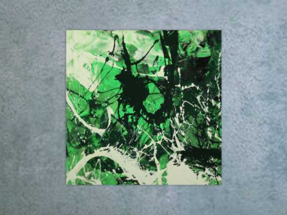 Kunstdruck Ausschnitt erstellen abstraktes Gemälde Nr. 1618