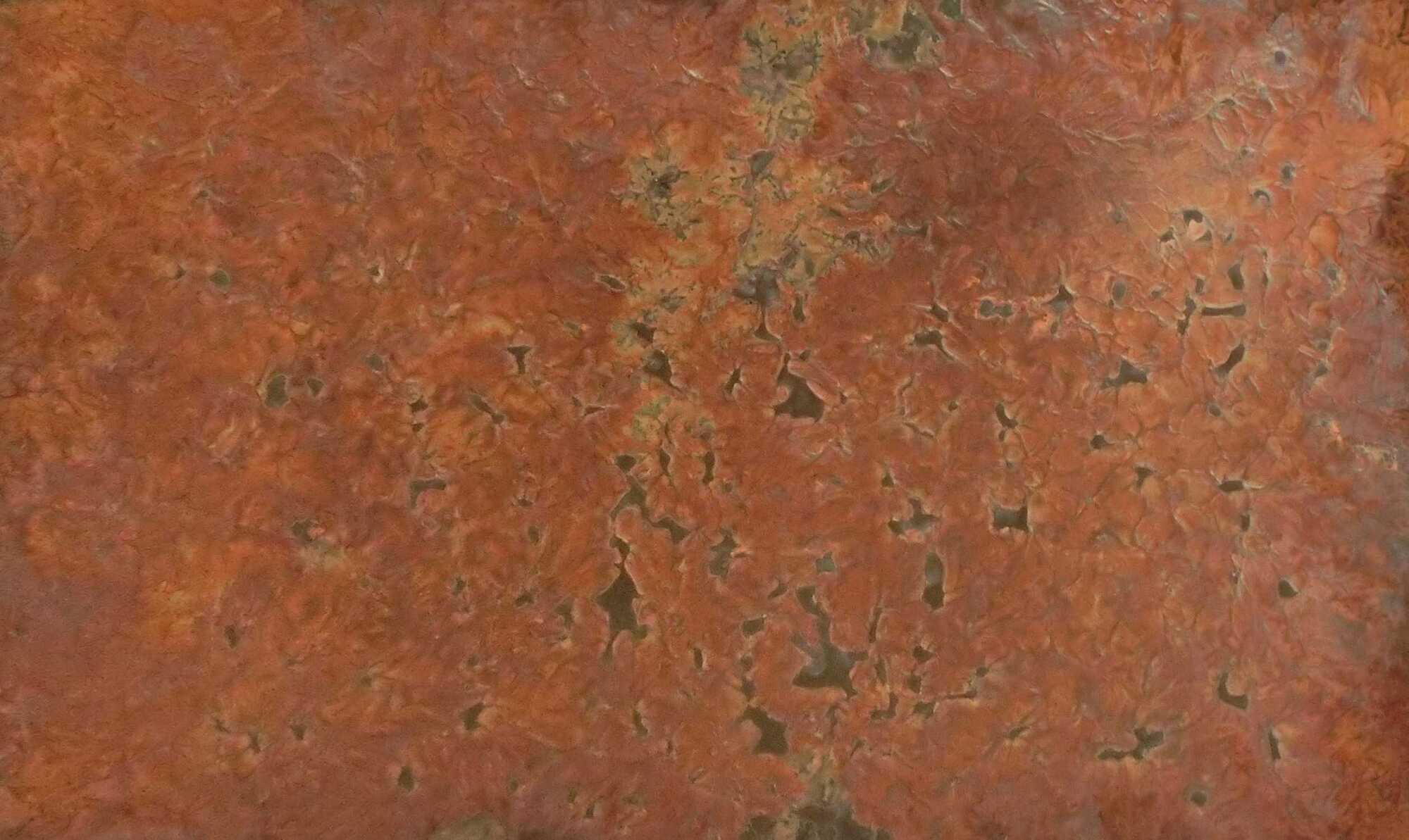 Gemälde aus echtm Rost abstrakte und modern