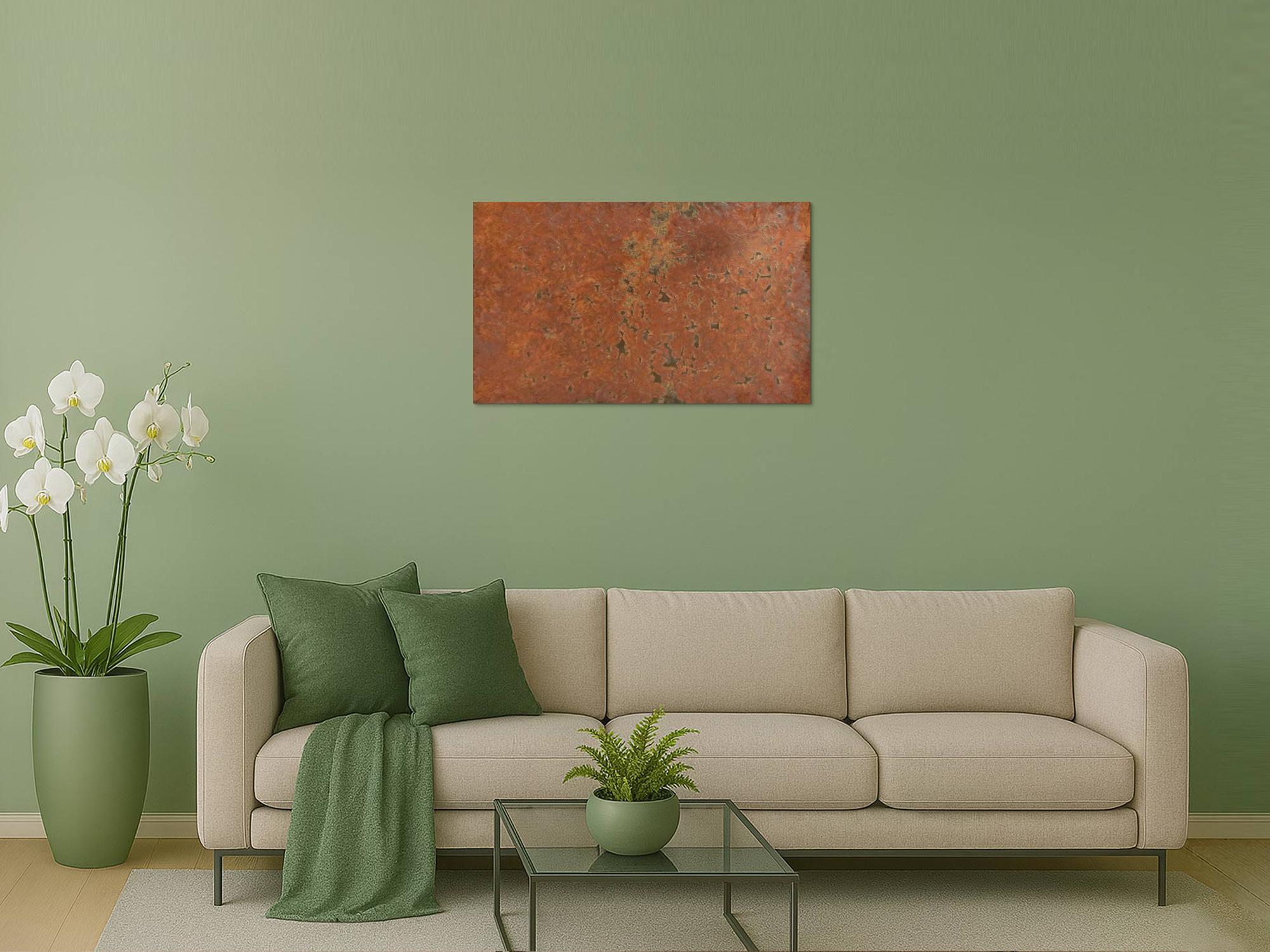 Gemälde aus echtm Rost abstrakte und modern