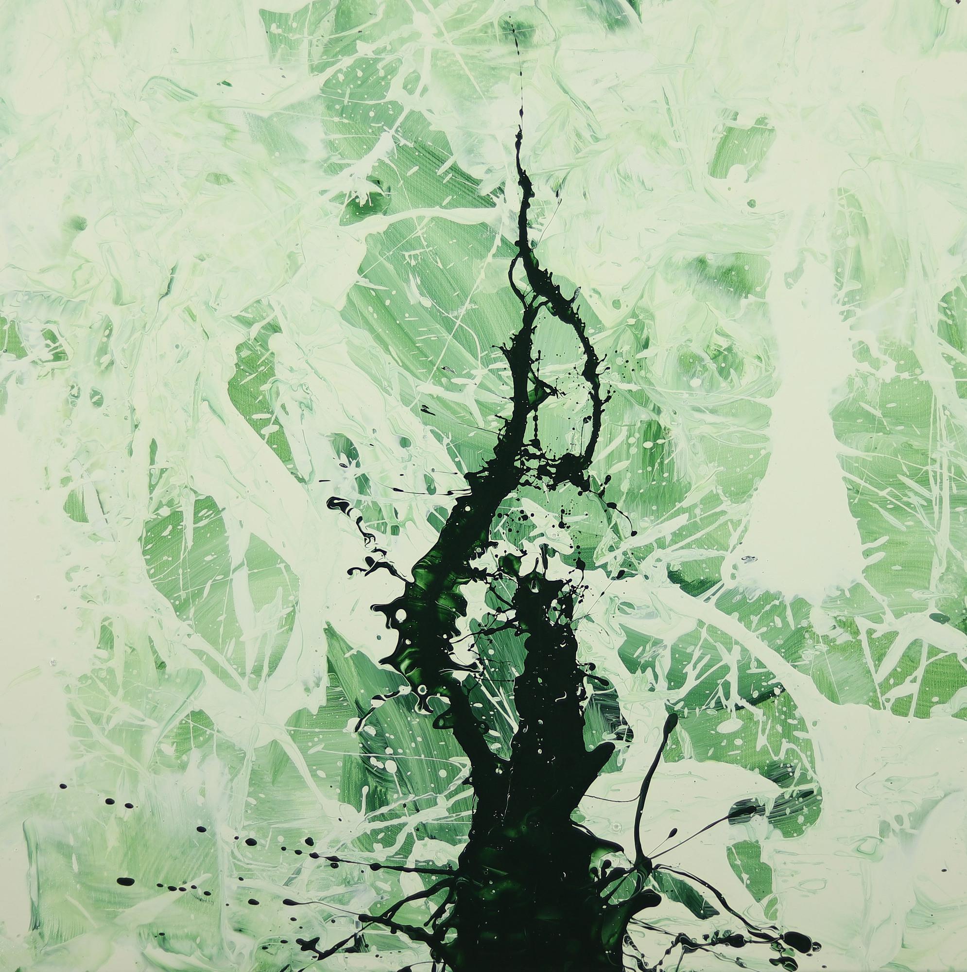 Abstraktes Gemälde handgemalt auf Leinwand Action Painting Modern Art