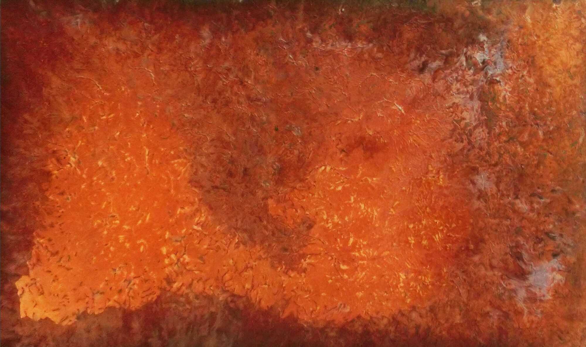 Abstraktes Bild aus echtem Rost