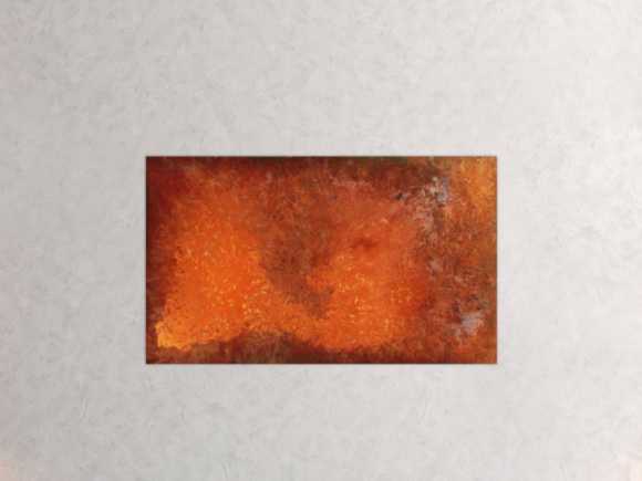 Abstraktes Bild aus echtem Rost