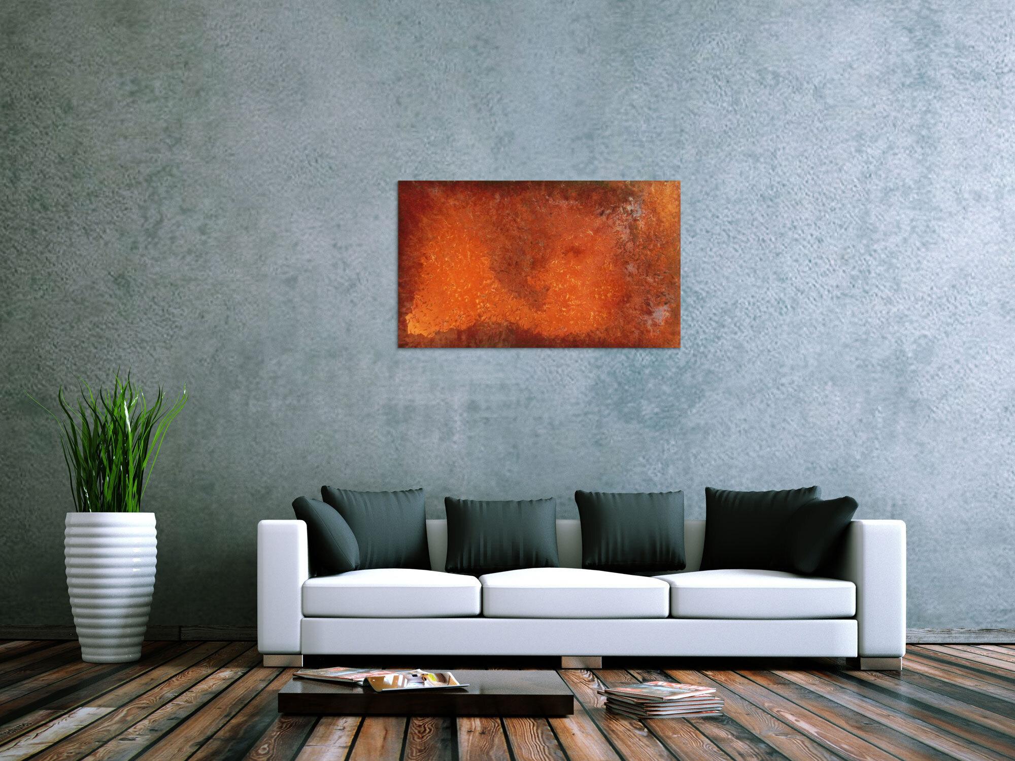 Abstraktes Bild aus echtem Rost