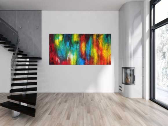 Kunstdruck Ausschnitt erstellen abstraktes Gemälde Nr. 1640