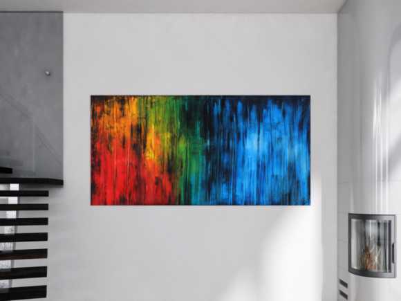 Kunstdruck Ausschnitt erstellen abstraktes Gemälde Nr. 1641