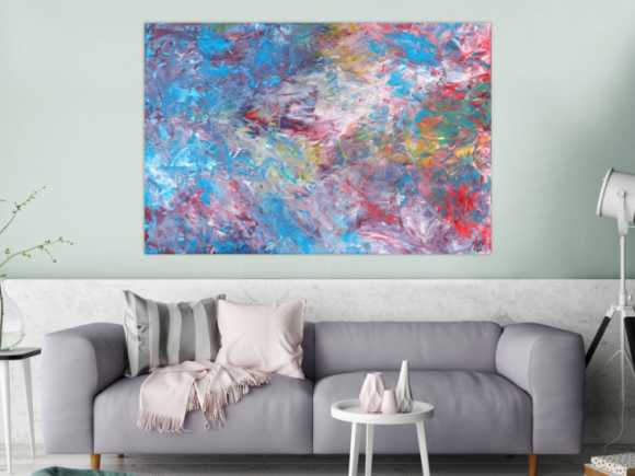 Kunstdruck auf Leinwand abstraktes Gemälde Nr. 1650