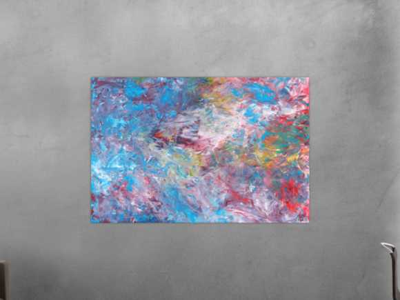 Kunstdruck Ausschnitt erstellen abstraktes Gemälde Nr. 1650