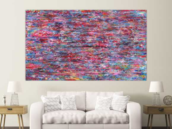 Kunstdruck auf Leinwand abstraktes Gemälde Nr. 1656