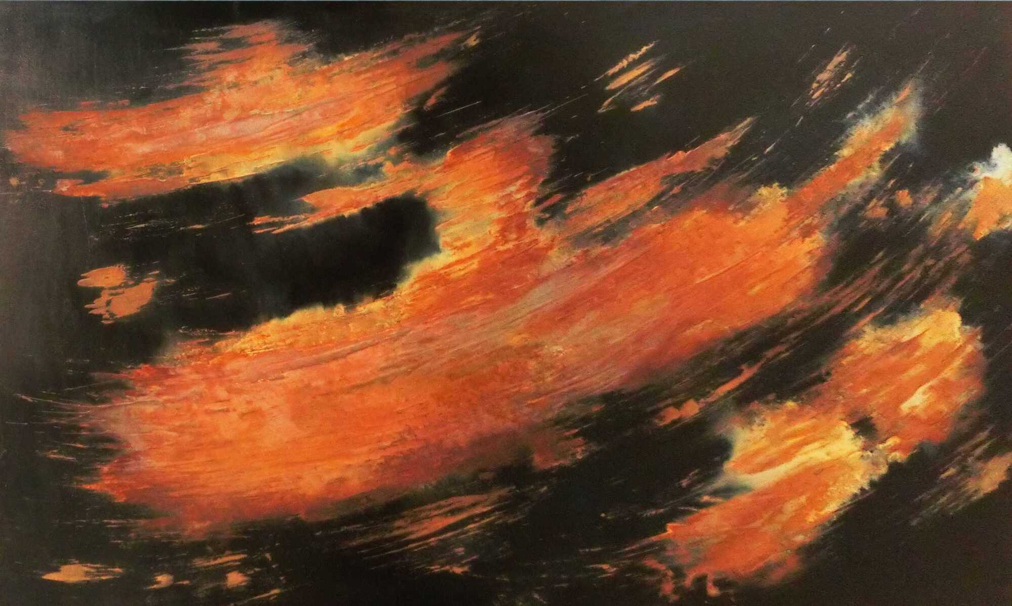 Bild aus echtem Rost abstrakt und modern