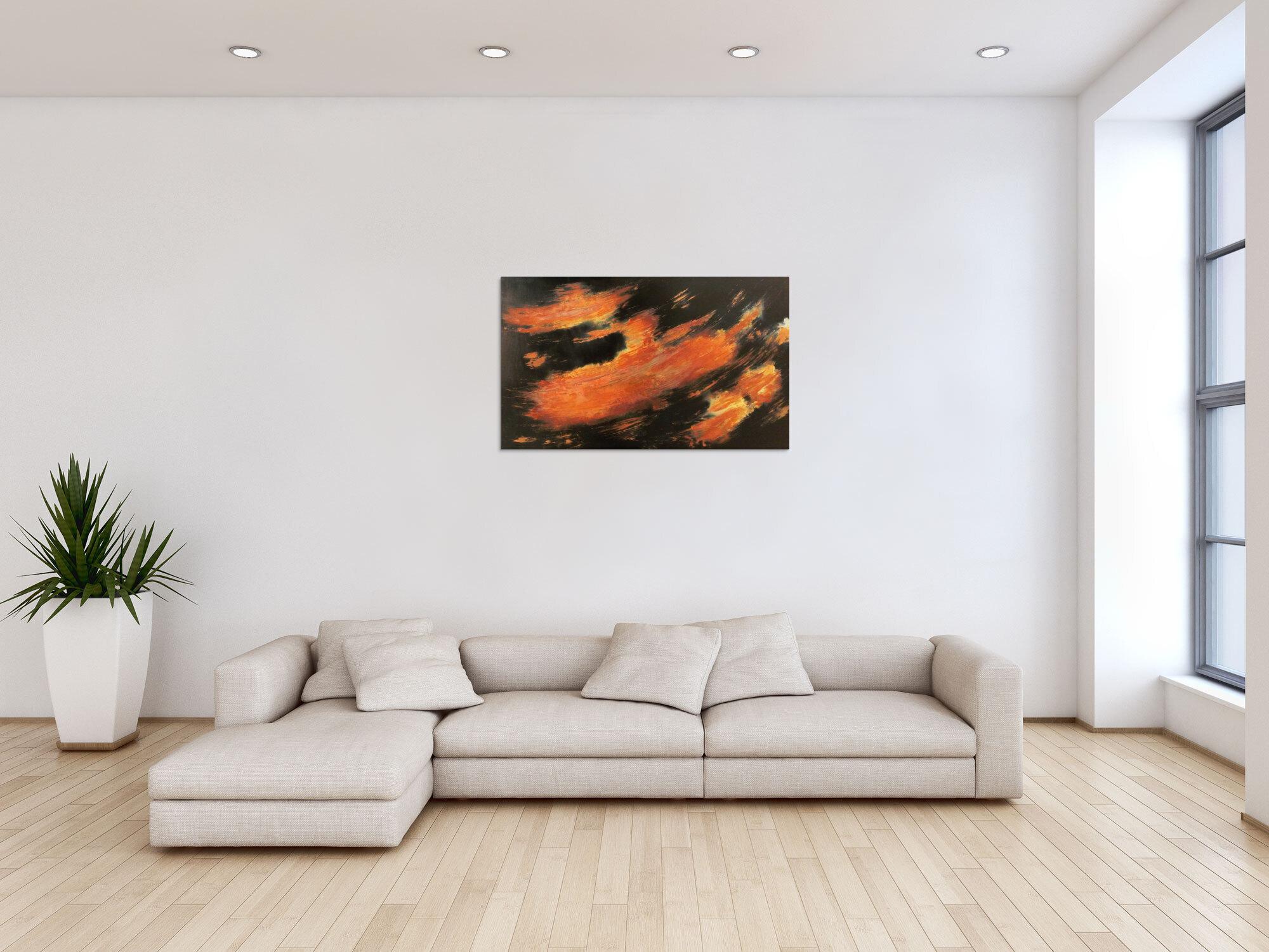 Bild aus echtem Rost abstrakt und modern