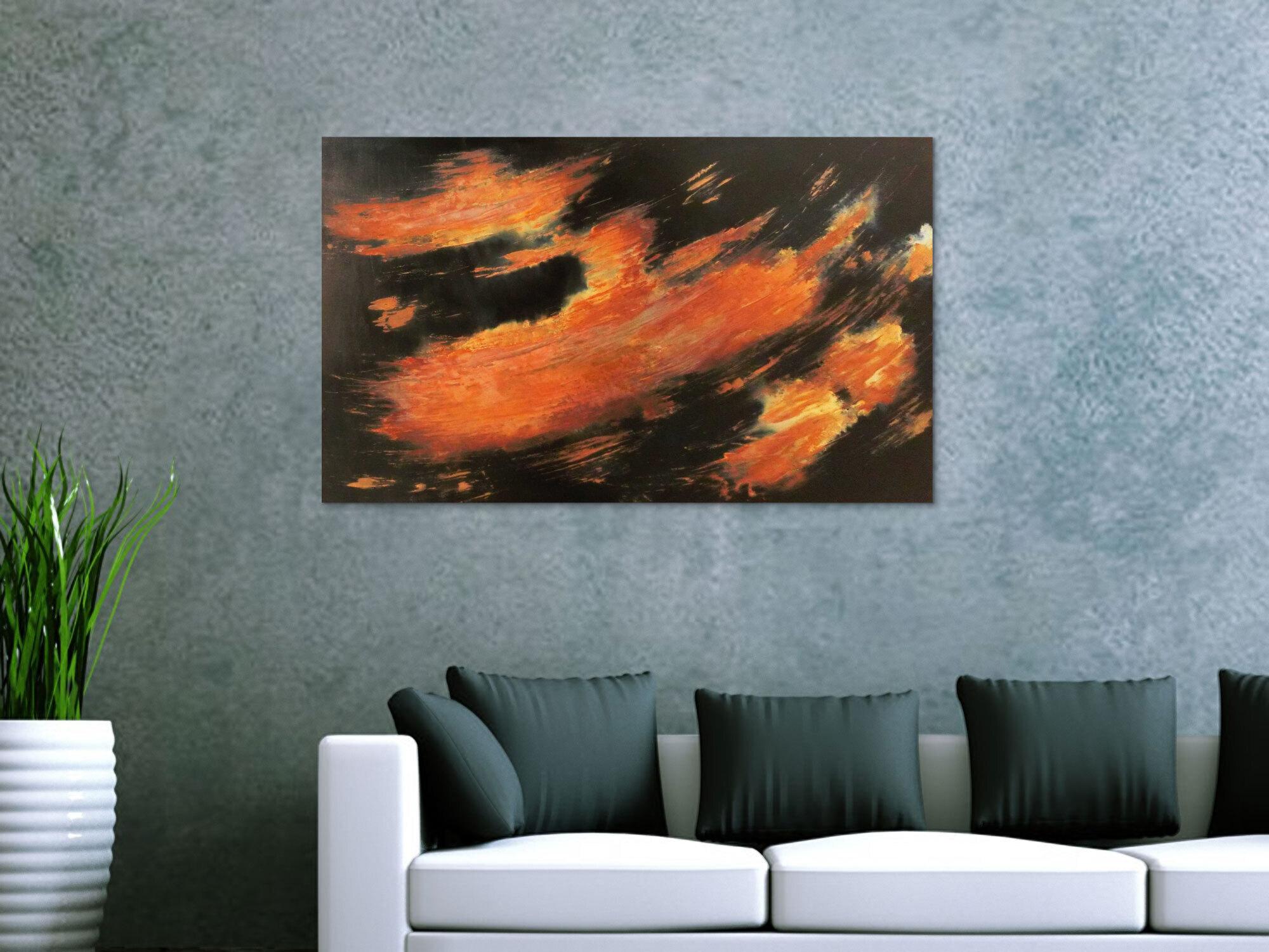 Bild aus echtem Rost abstrakt und modern