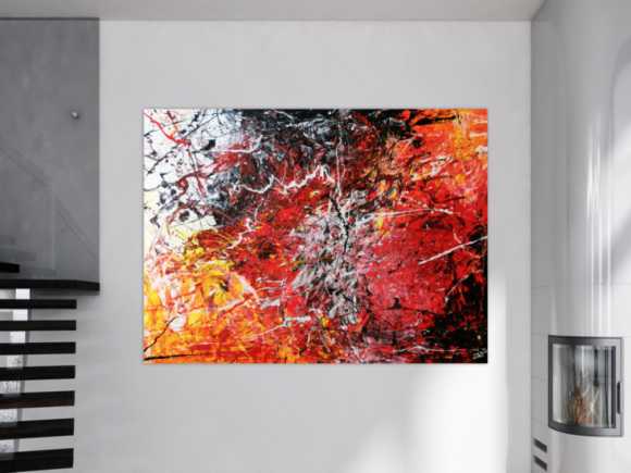 Kunstdruck Ausschnitt erstellen abstraktes Gemälde Nr. 168