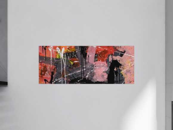 Kunstdruck auf Leinwand abstraktes Gemälde Nr. 1717