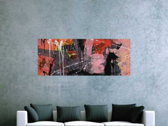 Kunstdruck Ausschnitt erstellen abstraktes Gemälde Nr. 1717