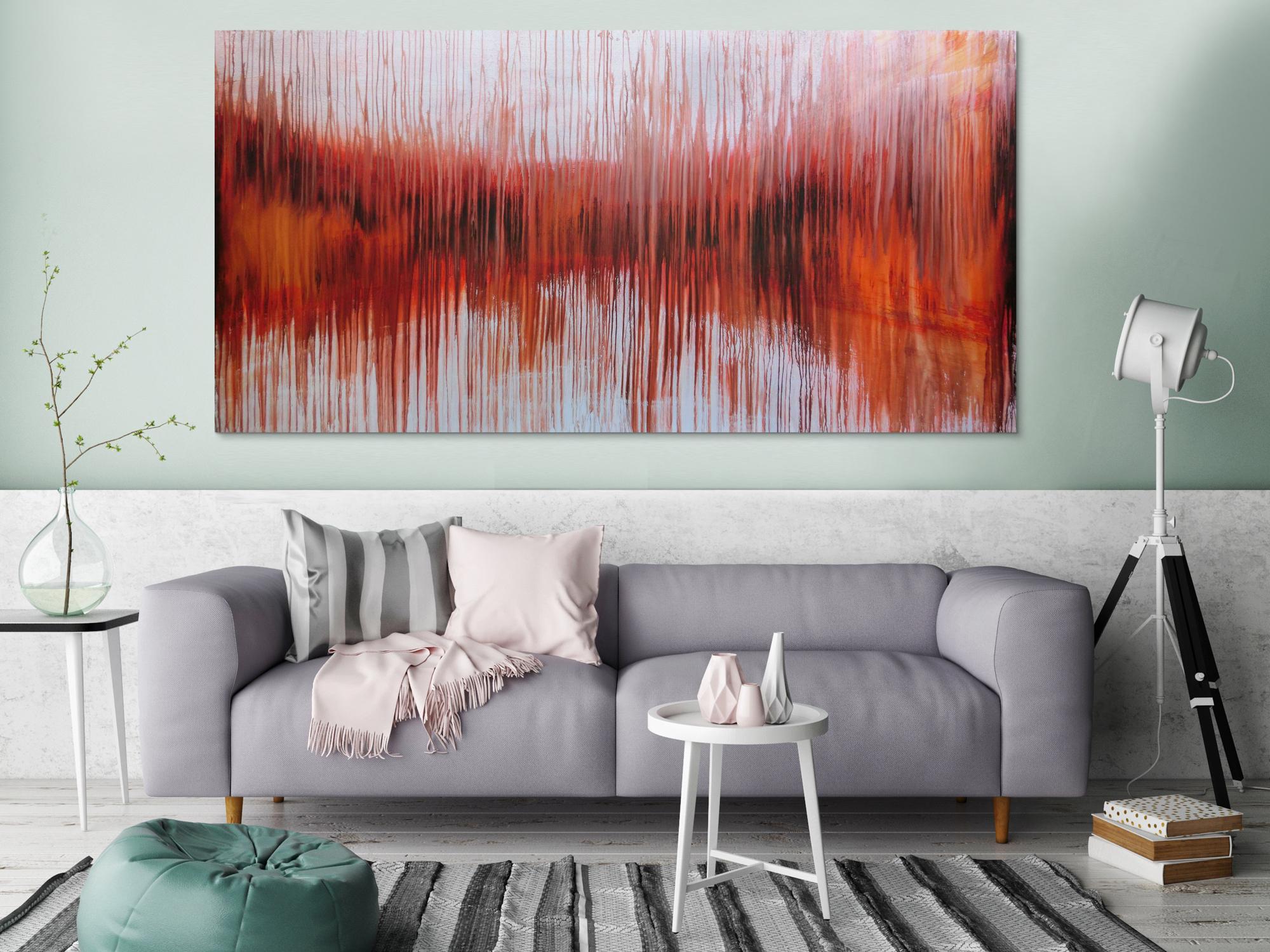 Abstraktes Acrylbild modern groß XXL