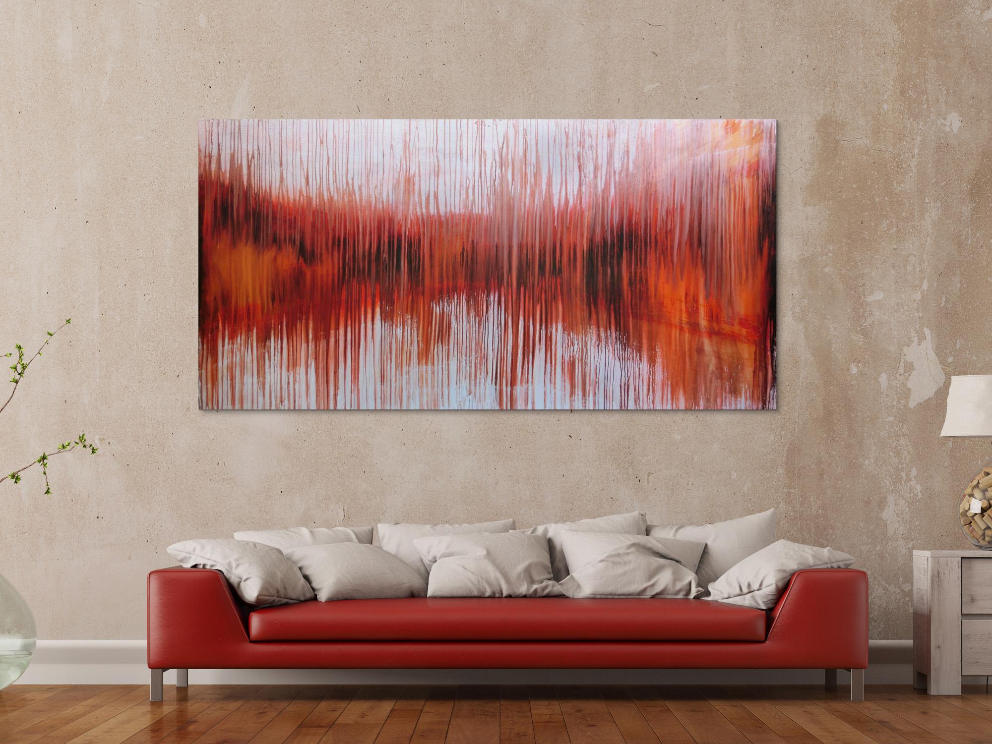 Abstraktes Acrylbild modern groß XXL