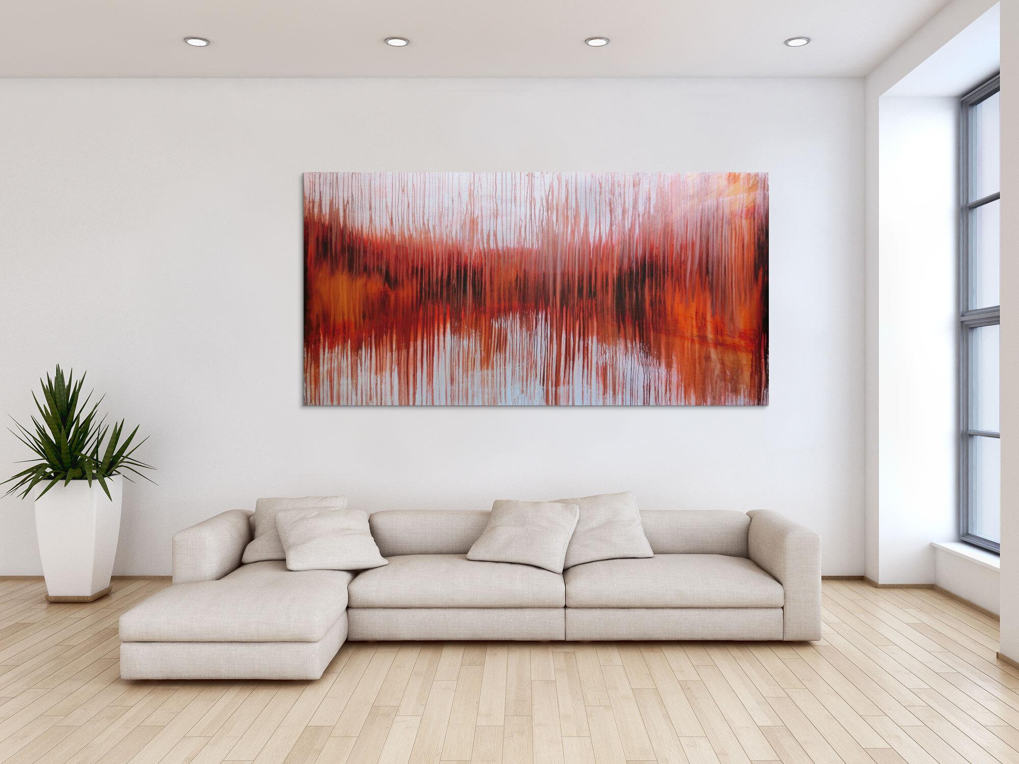 Abstraktes Acrylbild modern groß XXL