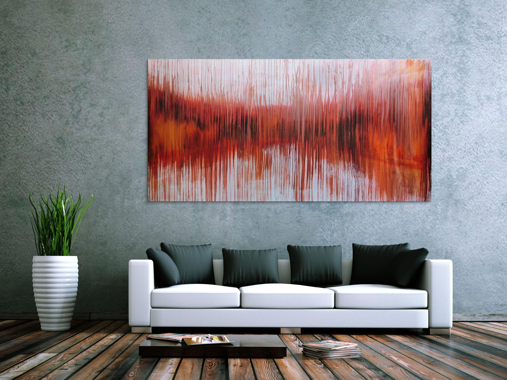 Abstraktes Acrylbild modern groß XXL