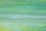 Detailaufnahme Gemälde Original abstrakt 140x140cm Mischtechnik Moderne Kunst auf Leinwand Fluid Painting weiß türkis beige Einzelstück