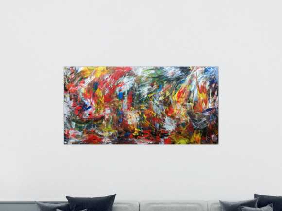 Kunstdruck Ausschnitt erstellen abstraktes Gemälde Nr. 178