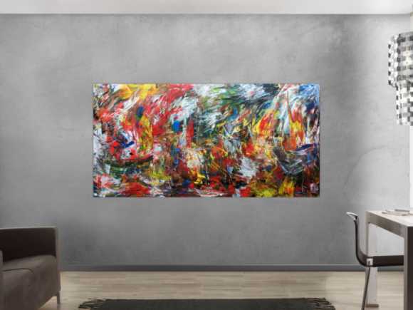 Abstraktes Wanbild Acrylgemälde modern