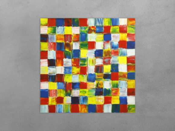 Kunstdruck Ausschnitt erstellen abstraktes Gemälde Nr. 1782