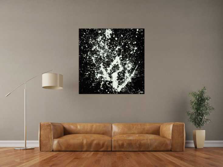 Gemälde Original abstrakt 100x100cm Minimalistisch Moderne Kunst auf ...
